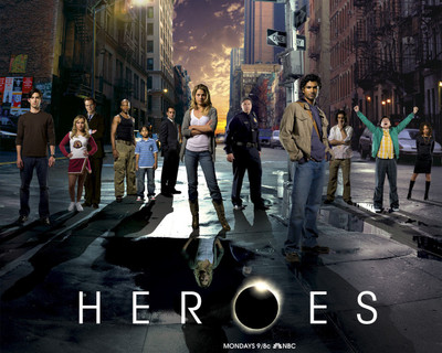 

TV Show Heroes HD Wall Poster Paper Print(12 inch X 18 inch, Rolled)