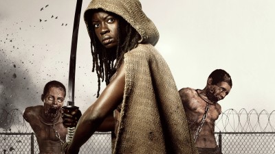 

TV Show The Walking Dead Michonne Danai Gurira HD Wall Poster Paper Print(12 inch X 18 inch, Rolled)