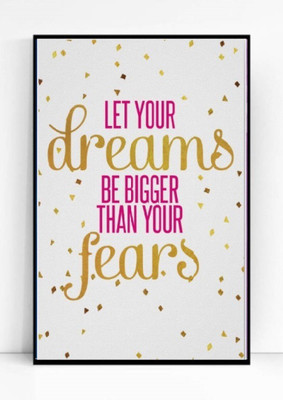 Akhuratha Wall Poster motivational-quotes Paper Print(18 inch X 12 inch, Rolled)