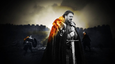 

Aabhaas Wall Poster-Game-of-Thrones-Battlefield-Ned-Stark-medieval Paper Print(12 inch X 18 inch, Rolled)