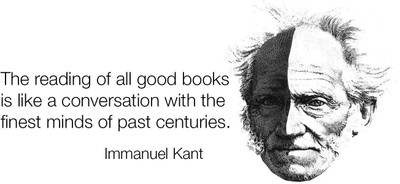 Akhuratha aimmanuel-kant-reading Wall Poster Paper Print(12 inch X 18 inch, Rolled)