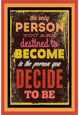 

Akhuratha Wall Poster imagjzlevkposte-m-quotes-decorative-smyemhaxgay Paper Print(18 inch X 12 inch, Rolled)