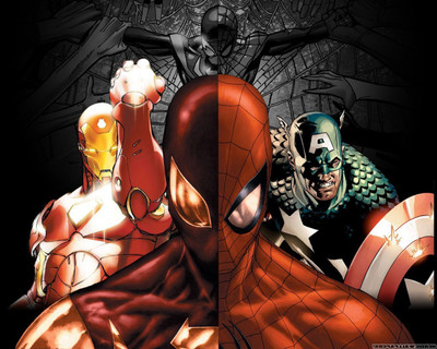 

Akhuratha Wall Poster -movies-Captain-America-Iron-Man-Spider-Man-Civil-War-comics-comic-books Paper Print(12 inch X 18 inch, Rolled)