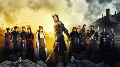 

TV Show Diriliş: Ertuğrul Cast HD Wall Poster Paper Print(12 inch X 18 inch, Rolled)