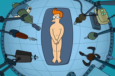 

Aabhaas TV Show Futurama Fry HD Wall Poster Paper Print(12 inch X 18 inch, Rolled)