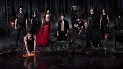 

Aabhaas TV Show The Vampire Diaries HD Wall Poster Paper Print(12 inch X 18 inch, Rolled)