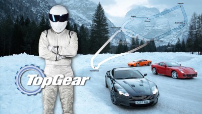 

Aabhaas TV Show Top Gear BBC Topgear The Stig Aston Martin Lamborghini Ferrari HD Wall Poster Paper Print(12 inch X 18 inch, Rolled)