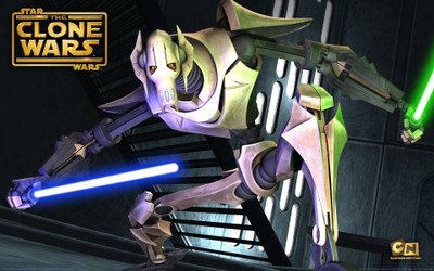 

TV Show Star Wars: The Clone Wars Star Wars General Grievous HD Wall Poster Paper Print(12 inch X 18 inch, Rolled)
