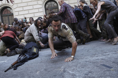 

Aabhaas TV Show The Walking Dead Rick Grimes Andrew Lincoln Walking Dead Dead Zombie HD Wall Poster Paper Print(12 inch X 18 inch, Rolled)