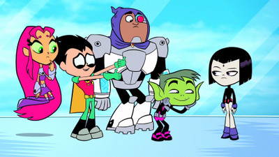 

Akhuratha Designs TV Show Teen Titans Go! HD Wall Poster Paper Print(12 inch X 18 inch, Rolled)