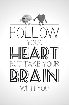 

Akhuratha Wall Poster -follow-your-heart Paper Print(18 inch X 12 inch, Rolled)