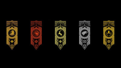 

Aabhaas Wall Poster-Game-of-Thrones-sigils Paper Print(12 inch X 18 inch, Rolled)