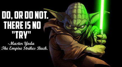 

Akhuratha master-yoda-quote-k Wall Poster Paper Print(12 inch X 18 inch, Rolled)