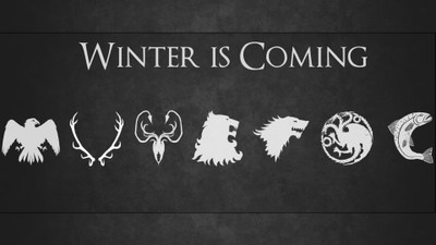 

Aabhaas Wall Poster-Game-of-Thrones-sigils-Winter-Is-Coming Paper Print(12 inch X 18 inch, Rolled)