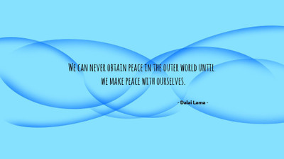 Akhuratha aquote-quotes-peace Wall Poster Paper Print(12 inch X 18 inch, Rolled)