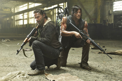 

TV Show The Walking Dead Andrew Lincoln Daryl Dixon Normam Reedus Rick Grimes HD Wall Poster Paper Print(12 inch X 18 inch, Rolled)