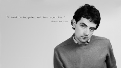 

Akhuratha quotes-monochrome-rowan-atkinson Wall Poster Paper Print(12 inch X 18 inch, Rolled)