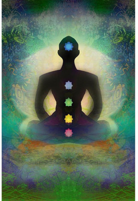 

Aabhaas Wall Poster Yoga Lotus Pose Paper Print(12 inch X 18 inch, Rolled)