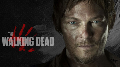 

Akhuratha Designs TV Show The Walking Dead Norman Reedus Daryl Dixon HD Wall Poster Paper Print(12 inch X 18 inch, Rolled)