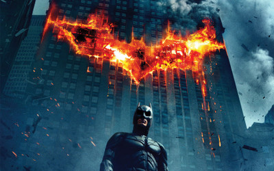 

Aabhaas Wall Poster Batman-The-Dark-Knight-movies-fire-skyscraper Paper Print(12 inch X 18 inch, Rolled)