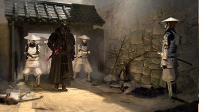 

Akhuratha Wall Poster /-samurai-crossover-Star-Wars-artwork Paper Print(12 inch X 18 inch, Rolled)