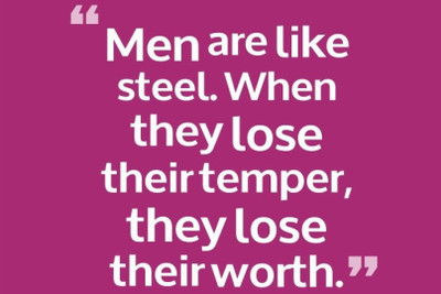 

Akhuratha Wall Poster -men-are-like-steel-dnbkumya Paper Print(18 inch X 12 inch, Rolled)