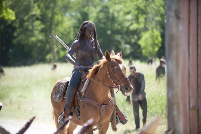 

Aabhaas TV Show The Walking Dead Danai Gurira Michonne HD Wall Poster Paper Print(12 inch X 18 inch, Rolled)