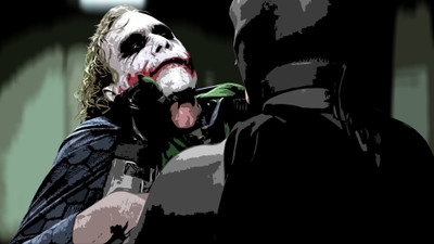 

Akhuratha Wall Poster movies-Batman-The-Dark-Knight-Joker-MessenjahMatt Paper Print(12 inch X 18 inch, Rolled)