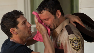 

Akhuratha Designs TV Show The Walking Dead Jon Bernthal Shane Walsh Andrew Lincoln Rick Grimes HD Wall Poster Paper Print(12 inch X 18 inch, Rolled)