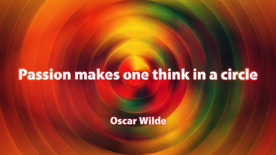 

Akhuratha athink-sayings-twitter-background-saying-wilde-s-quotes-circles-oscar Wall Poster Paper Print(12 inch X 18 inch, Rolled)