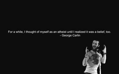 

Akhuratha ageorge-carlin-atheism Wall Poster Paper Print(12 inch X 18 inch, Rolled)