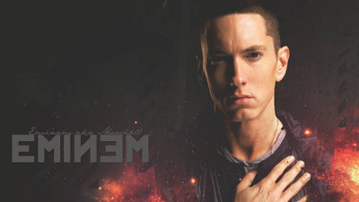 

Akhuratha Eminem Fine Quality Wall Poster Paper Print(12 inch X 18 inch, Rolled)