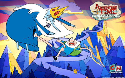 

TV Show Adventure Time Ice King Jake The Dog Finn The Human HD Wall Poster Paper Print(12 inch X 18 inch, Rolled)