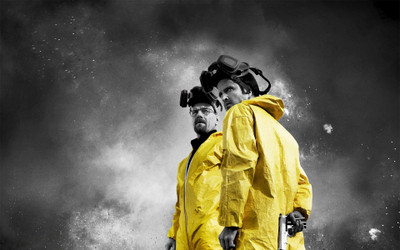 

Aabhaas TV Show Breaking Bad Aaron Paul Walter White Bryan Cranston Jesse Pinkman HD Wall Poster Paper Print(12 inch X 18 inch, Rolled)