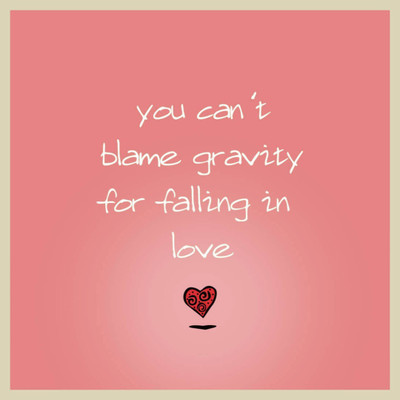 

Akhuratha Wall Poster you-can-t-blame-gravity Paper Print(18 inch X 12 inch, Rolled)