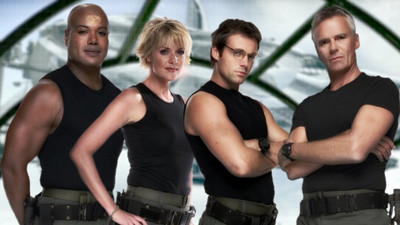 

TV Show Stargate SG-1 Stargate Christopher Judge Teal'c Michael Shanks Daniel Jackson Richard Dean Anderson Jack O'Neill Amanda Tapping Samantha Carter HD Wall Poster Paper Print(12 inch X 18 inch, Rolled)