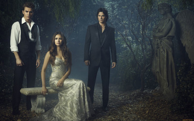 

Akhuratha Designs TV Show The Vampire Diaries HD Wall Poster Paper Print(12 inch X 18 inch, Rolled)