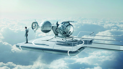 

Akhuratha Wall Poster -men-actor-Tom-Cruise-movies-Oblivion-movie-spaceship-clouds-futuristic-alone-helicopters-shadow-sky Paper Print(12 inch X 18 inch, Rolled)