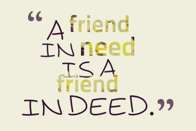 Akhuratha Wall Poster -a-friend-in-need-ezygzzgh Paper Print(18 inch X 12 inch, Rolled)