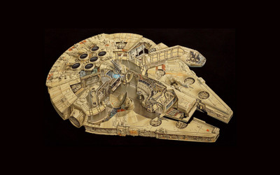 

Akhuratha Wall Poster /-Millennium-Falcon-Star-Wars Paper Print(12 inch X 18 inch, Rolled)