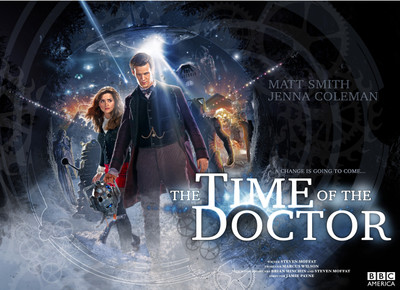 

Aabhaas Wall Poster-Doctor-Who-The-Time-of-the-Doctor-Matt-Smith-Jenna-Coleman-The-Doctor-Eleventh-Doctor Paper Print(12 inch X 18 inch, Rolled)