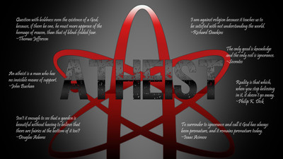 

Akhuratha a-quotes-wallpapaers-atheism-desktop Wall Poster Paper Print(12 inch X 18 inch, Rolled)