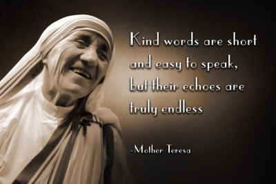 

Akhuratha Wall Poster -dmp-design-merchants-mother-teresa-inspiration-paper-swzyxnegd Paper Print(18 inch X 12 inch, Rolled)