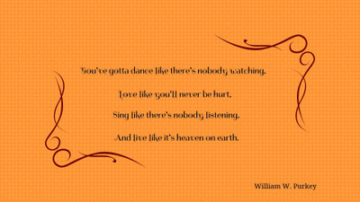 

Akhuratha a-quote-quotes-dance Wall Poster Paper Print(12 inch X 18 inch, Rolled)