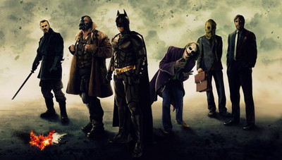 

Aabhaas Wall Poster Batman-Bane-Joker-Heath-Ledger Paper Print(12 inch X 18 inch, Rolled)