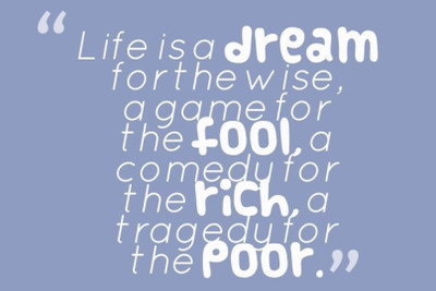 

Akhuratha Wall Poster -life-is-a-dream-uptjcgz Paper Print(18 inch X 12 inch, Rolled)