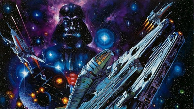 

Aabhaas Wall Poster Star-Wars-science-fiction-artwork Paper Print(12 inch X 18 inch, Rolled)