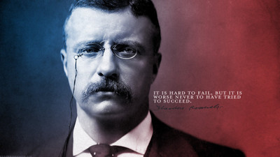 

Akhuratha a-roosevelt-lives-inspirational-change-motivational-creating Wall Poster Paper Print(12 inch X 18 inch, Rolled)