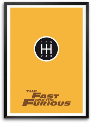 

Akhuratha Wall Poster -the-fast-and-the-furious-action-movies-minimalist-hzzskwxag Paper Print(18 inch X 12 inch, Rolled)