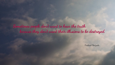 Akhuratha a-quote-quotes-truth Wall Poster Paper Print(12 inch X 18 inch, Rolled)
